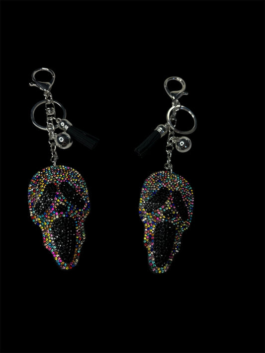 Ghostie Crystal Keyrings