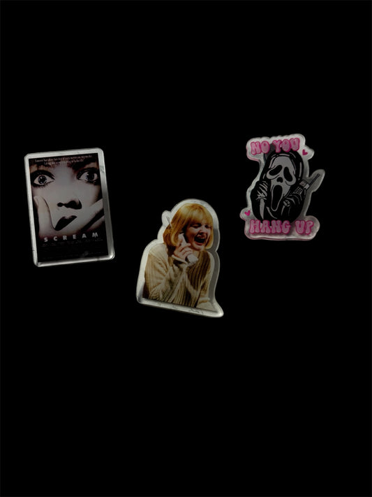 Acrylic Pin Bagdes - Horror