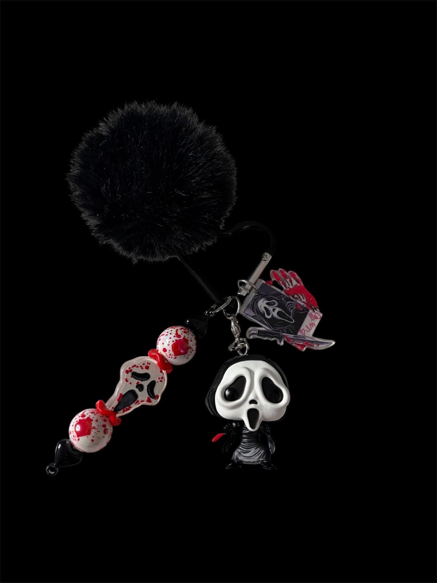 Scream Junk Keyring