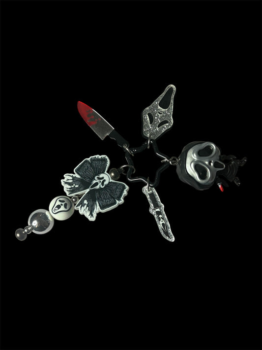 Scream Junk Keyring - Silver