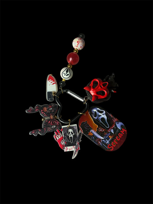 Scream Junk Keyring - Red Devil